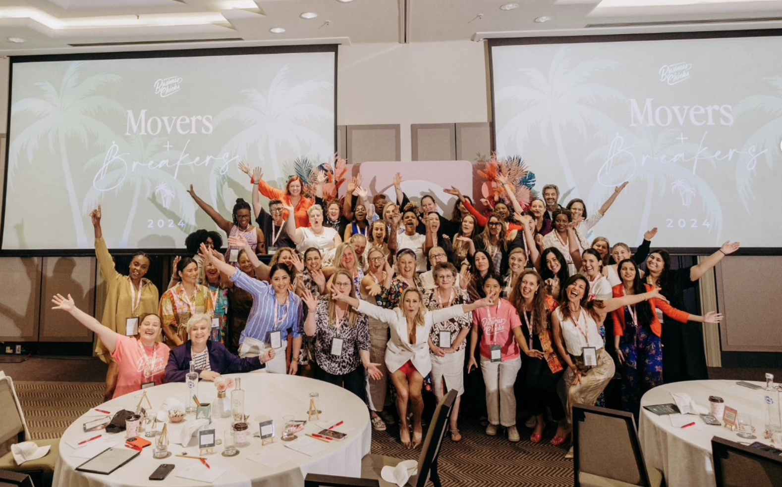 Business Chicks 2024 Movers and Breakers Conference group picture